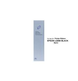EPSON LQ590 RIBBON COMPATIBLE